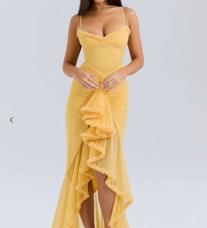 Elma | Obleka z nabranimi volani