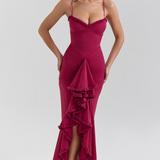 Elma | Obleka z nabranimi volani