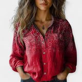 Vintage Bluza z Motivi