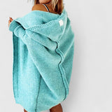 Udobna Pletena Jopica s Kapuco