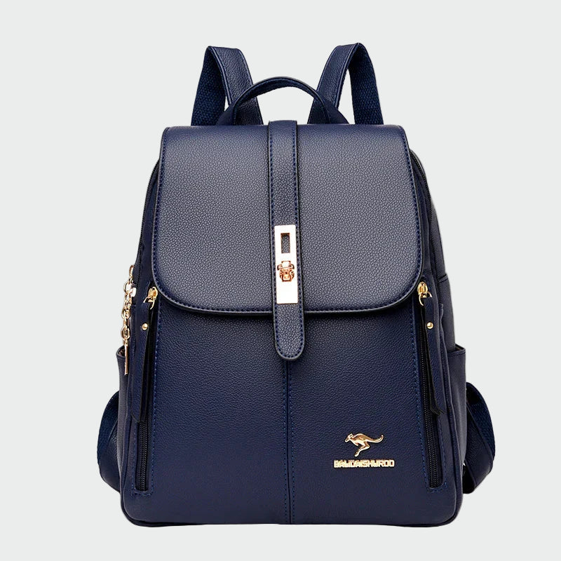 Eleganten usnjeni nahrbtnik