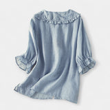 Polo s Črtami in Okrasnim Ovratnikom