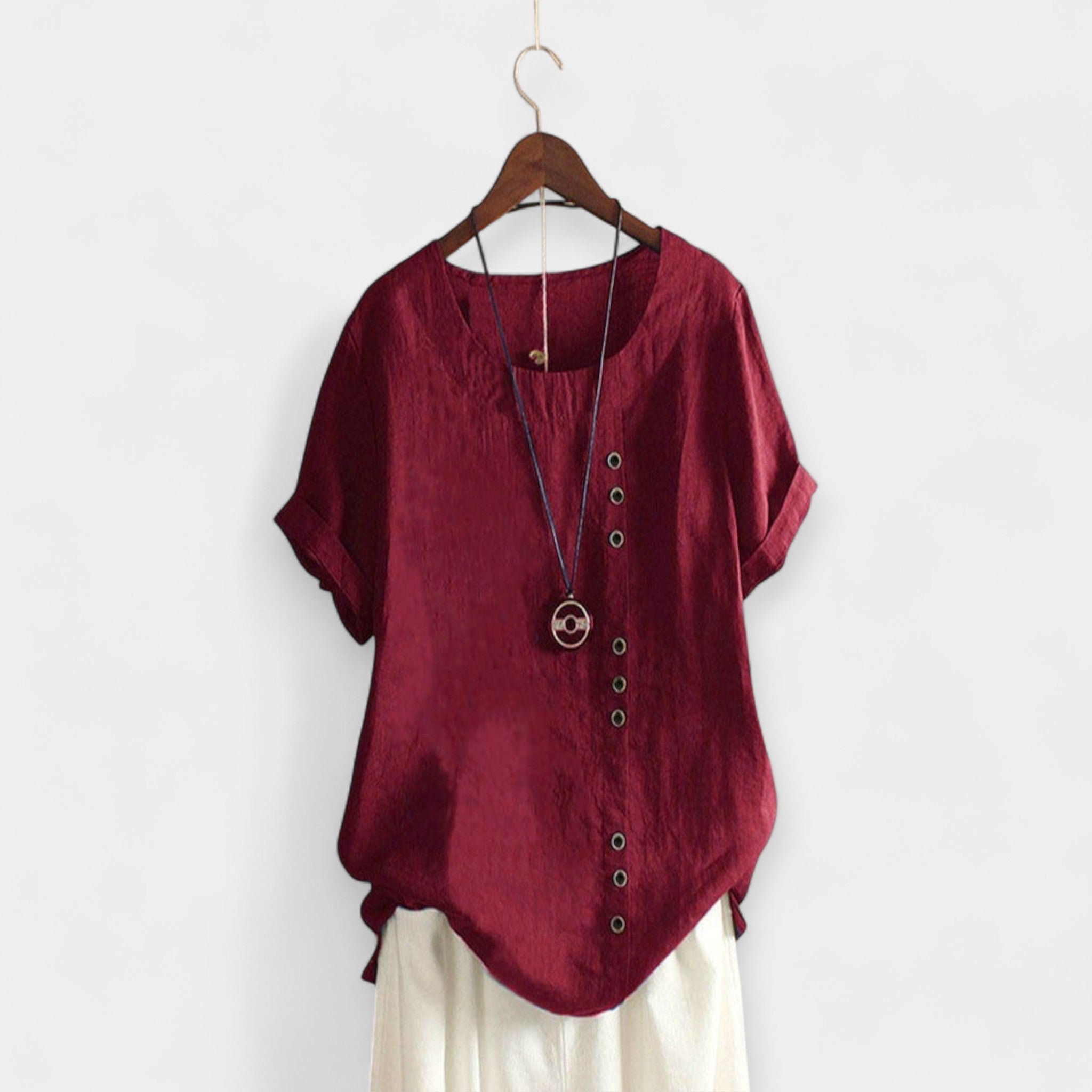 Kratka majica s gumbi