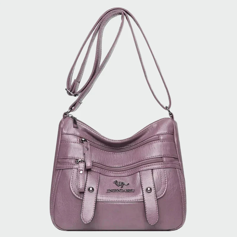 Elegantna usnjena torba za roko