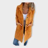 Wool Coat with Elegant Closure