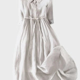 Obleka z Elegantnim Ovratnikom