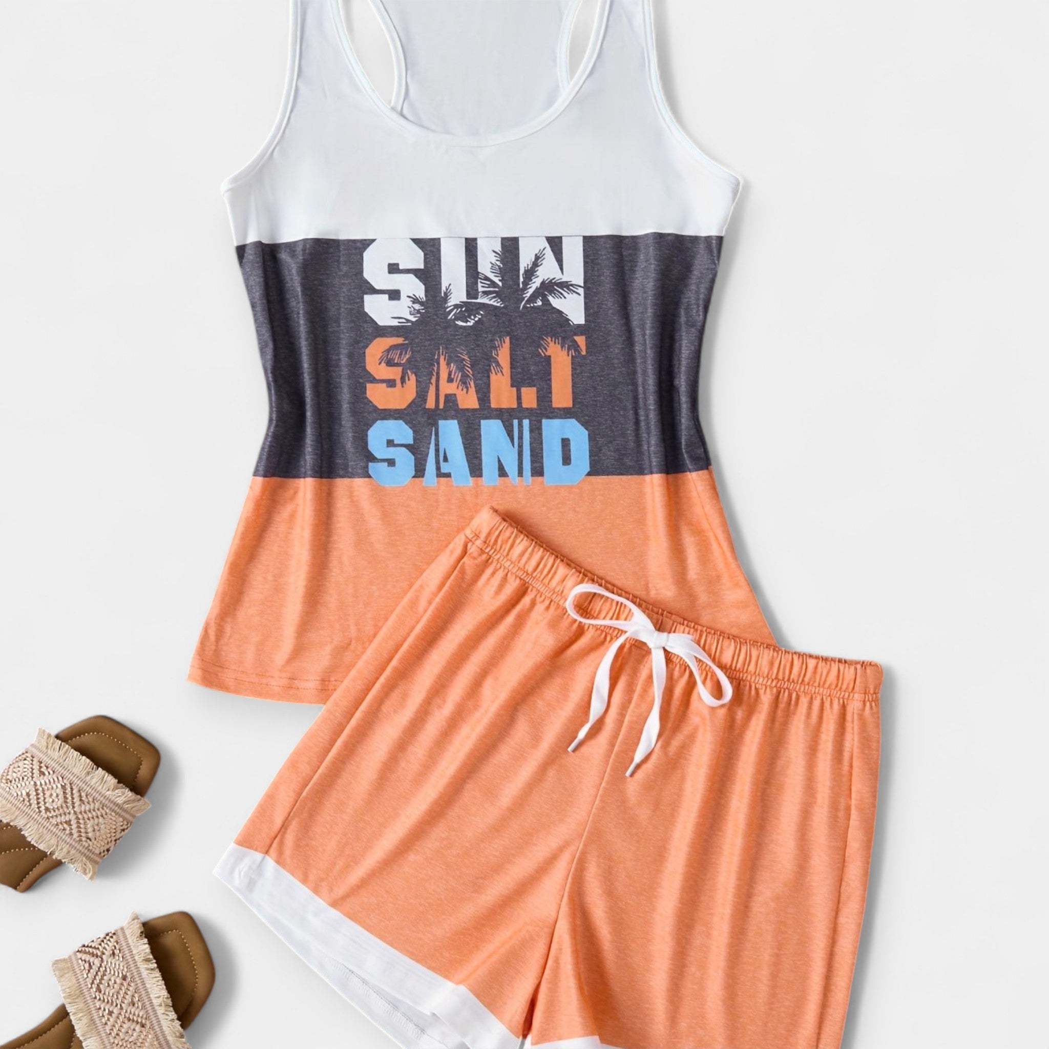 Poletni set s palmami