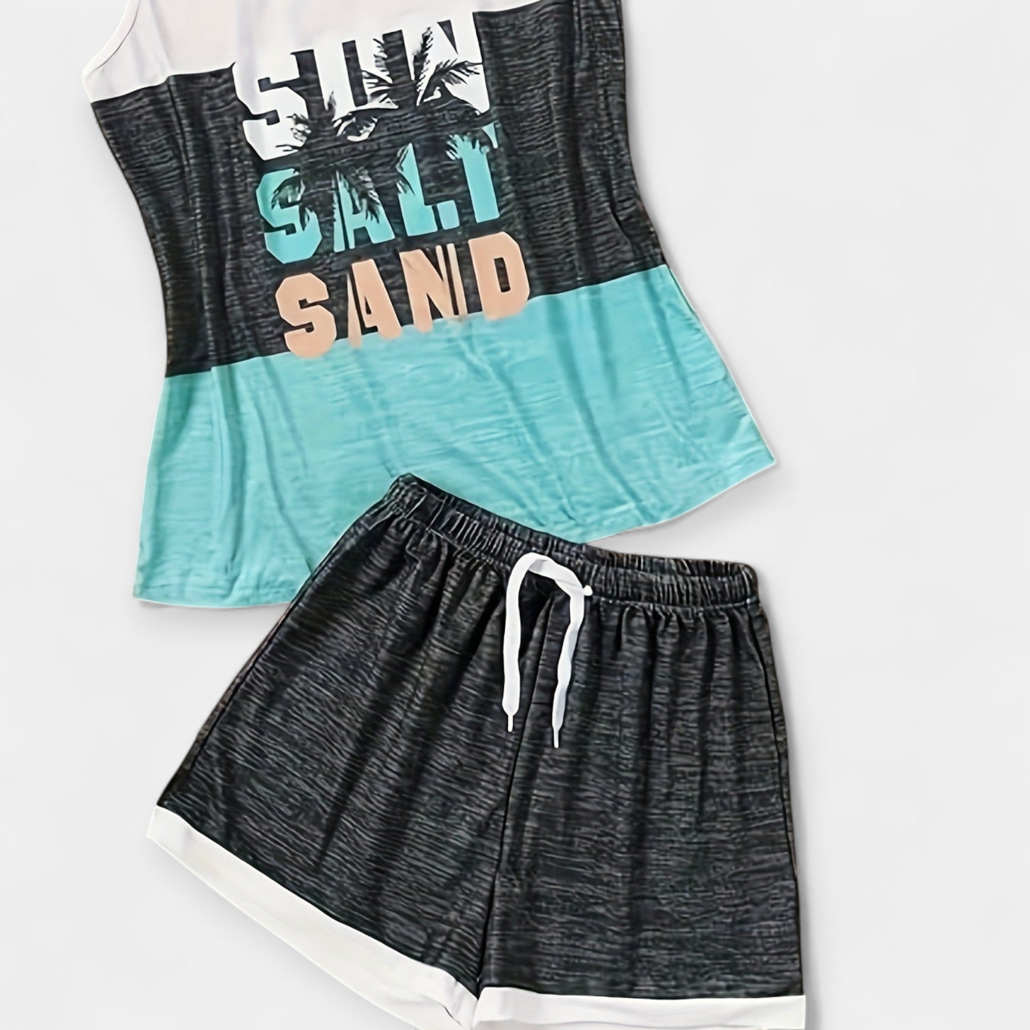 Poletni set s palmami