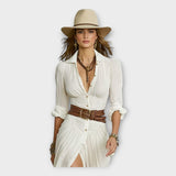 Dolga obleka z boho eleganco