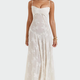 Dolga cvetlična obleka