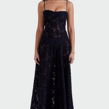 Dolga cvetlična obleka