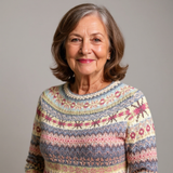 Pulover z Geometrijskimi Vzorci