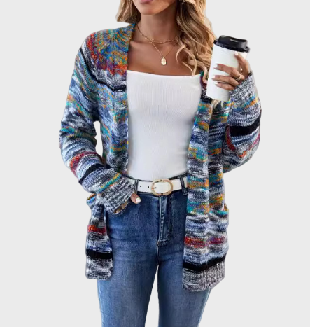 Barvna Pletena Jopica