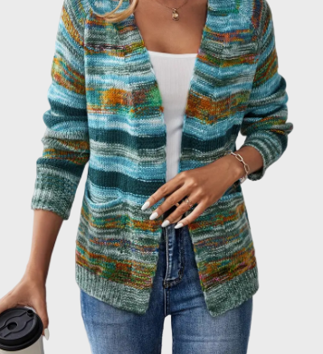 Barvna Pletena Jopica