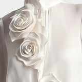 Majica s 3D vrtnicami