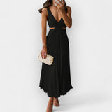 Midi obleka iz satena