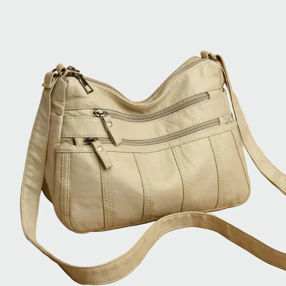 Mehka usnjena torba za čez ramo