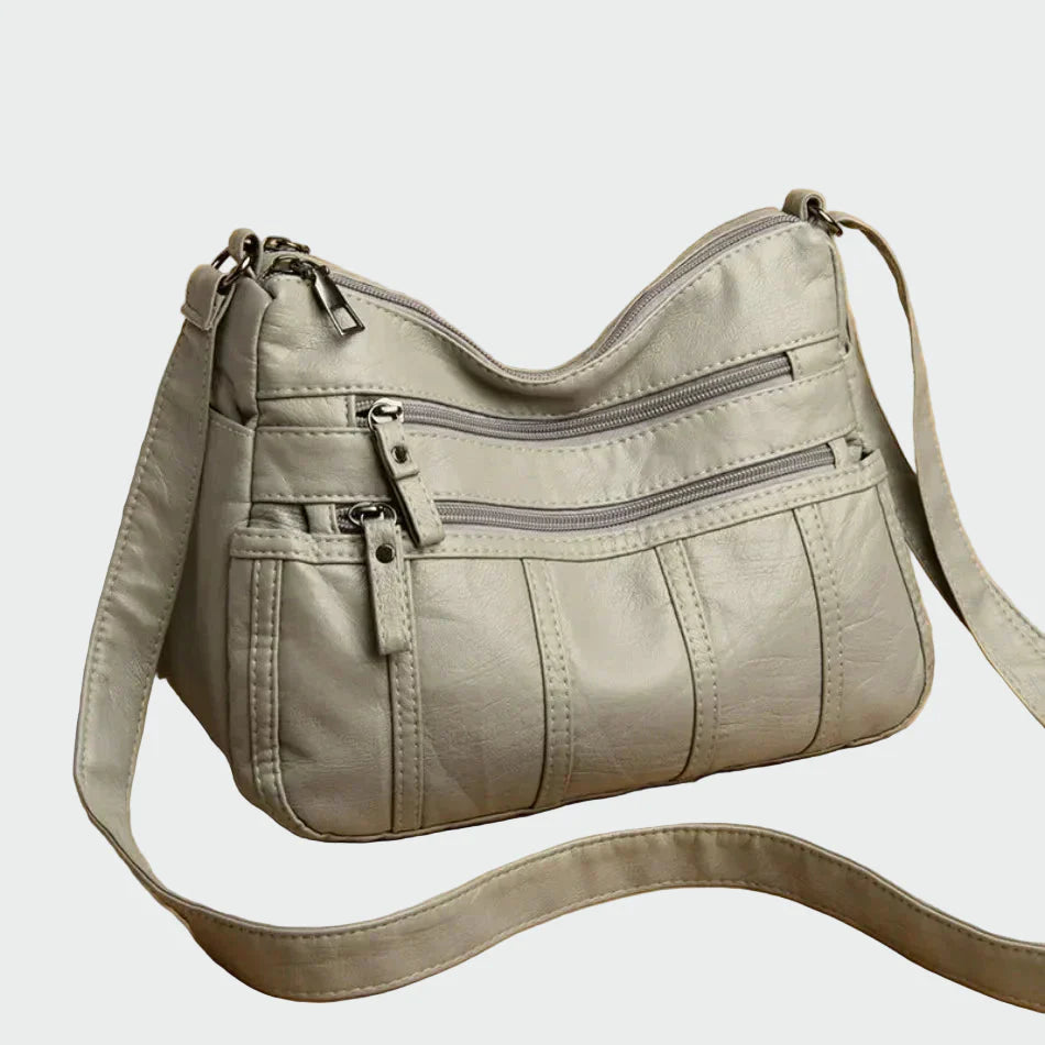 Mehka usnjena torba za čez ramo