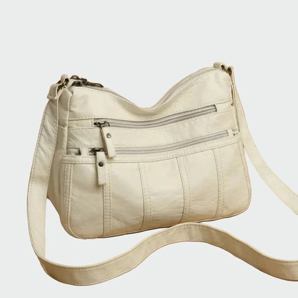 Mehka usnjena torba za čez ramo