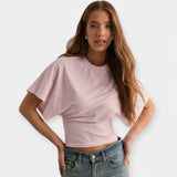 Majica z udobnimi širokimi rokavi