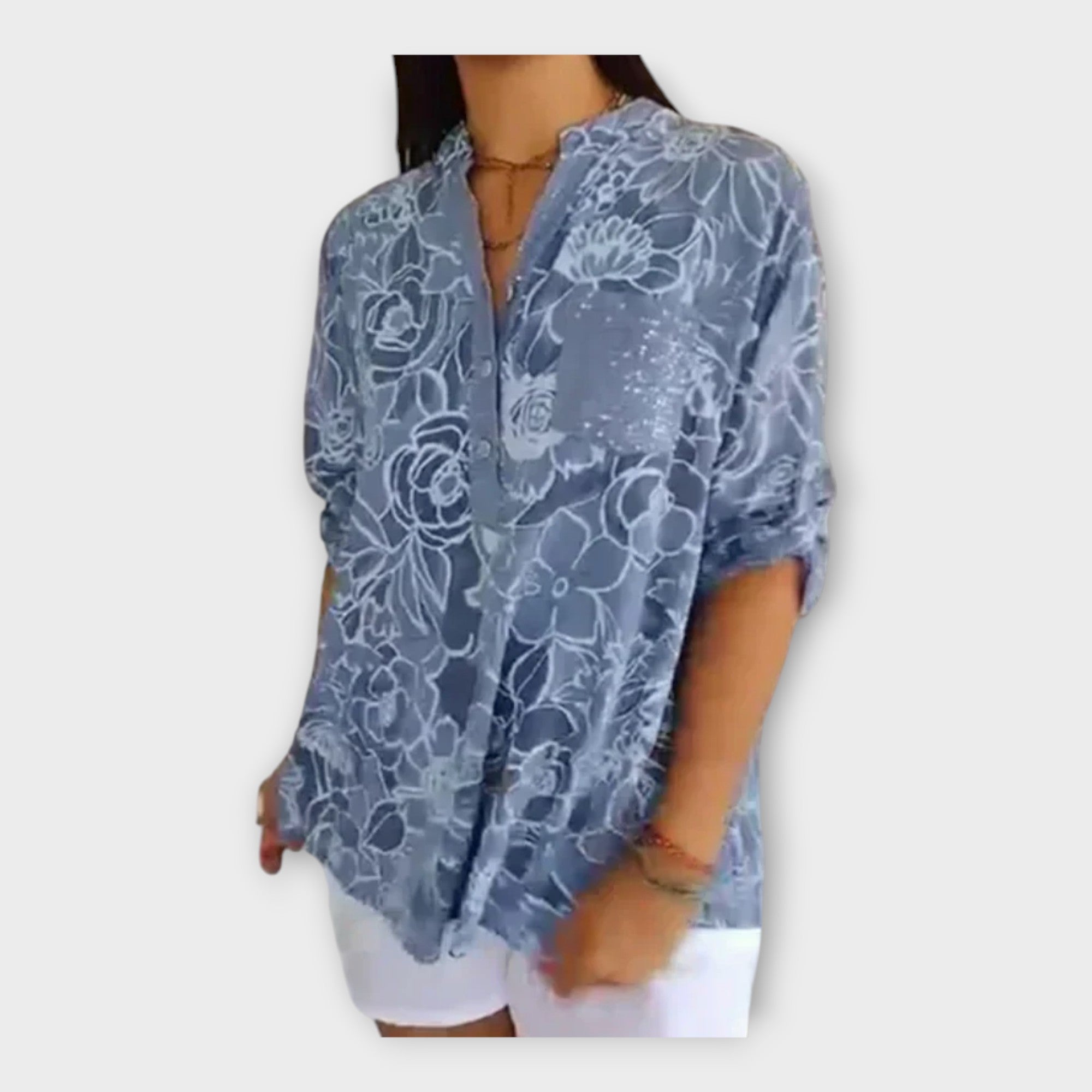 Elegantna Bluza z Motivom