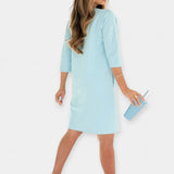 Vsakodnevna obleka z funkcionalnimi žepi