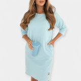 Vsakodnevna obleka z funkcionalnimi žepi