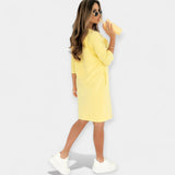 Vsakodnevna obleka z funkcionalnimi žepi