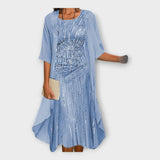 Zračno Obleko z Zunanjim Jopičem in Motivom