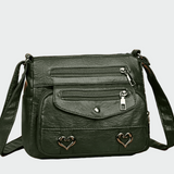 Mehka usnjena torba za ročno prenašanje