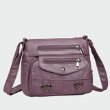 Mehka usnjena torba za ročno prenašanje