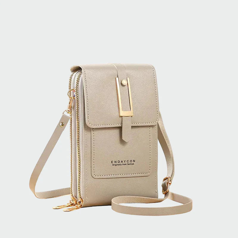 Eleganten usnjen torbica za čez ramo